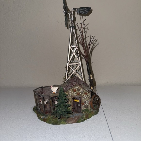 Dept. 56  Snow Village 2000 Buck's County Windmill By The Chicken Coop #56.52867 - Picture 5 of 9